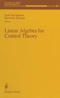 Linear Algebra for Control Theory cover