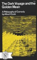 The Dark Voyage and the Golden Mean A Philosophy of Comedy cover