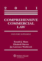 COMPREHENSIVE COMMERCIAL LAW:2011 SUPP. cover