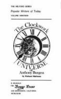 Clockwork Universe of Anthony Burgess cover