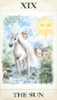 The Sun Scratch Off Tarot Fortune Teller Greeting Cards cover