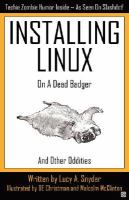Installing Linux on a Dead Badger cover