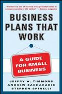 Business Plans That Work A Guide for Small Business cover