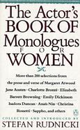 The Actor's Book of Monologues for Women From Non-Dramatic Sources cover