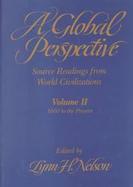 A Global Perspectives Source Readings from World Civilizations (volume2) cover