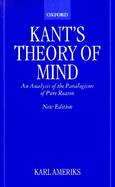 Kant's Theory of Mind: An Analysis of the Paralogisms of Pure Reason cover