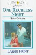One Reckless Night cover