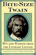 Bite-Size Twain Wit & Wisdom from the Literary Legend cover