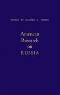 American Research on Russia cover