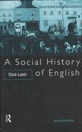 Social History of English cover