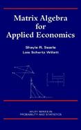 Matrix Algebra for Applied Economics cover