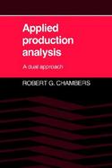 Applied Production Analysis A Dual Approach cover