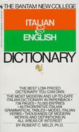 The Bantam New College Italian and English Dictionary cover