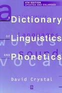 Dictionary of Linguistics Phonetics cover