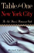 Table for One: New York City cover