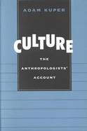 Culture The Anthropologists' Account cover