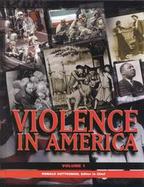 Violence in America An Encyclopedia cover