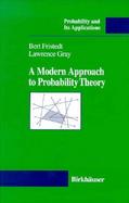 A Modern Approach to Probability Theory cover