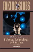 Taking Sides: Clashing Views in Science, Technology, and Society cover