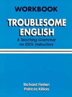 Troublesome English cover