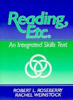 Reading, Etc.: An Integrated Skills Text cover