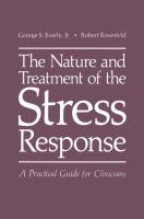 The Nature and Treatment of the Stress Response: A Practical Guide for Clinicians cover