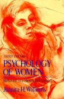 Psychology of Women Behavior in a Biosocial Context cover