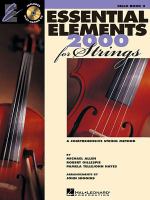 Essentials Elements 2000 For Strings Book 2 Cello cover