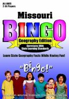 Missouri Bingo Geography Edition cover