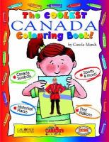 The Coolest Canada Colouring Book cover