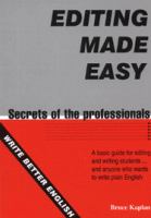 Editing Made Easy: Secrets of the Professionals cover