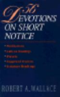 56 Devotions on Short Notice cover
