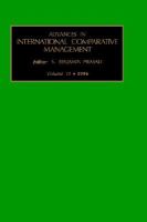 Advances in International Comparative Management 1996 (volume11) cover