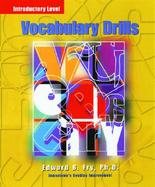 Vocabulary Drills cover