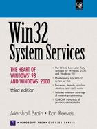 Win 32 System Services The Heart of Windows 98 and Windows 2000 cover