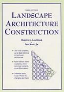 Landscape Architecture Construction cover