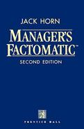 Manager's Factomatic cover