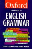 Oxford Dictionary of English Grammar cover