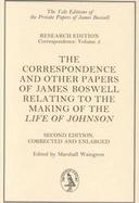 The Correspondence and Other Papers of James Boswell Relating to the Making of the Life of Johnson cover