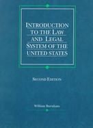 Introduction to the Law and Legal System of the United States cover