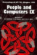 People & Computers IX Proceedings of the Hci '94 Conference cover