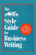 The AMA Style Guide for Business Writing cover