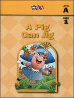 Basic Reading Series, A Pig Can Jig, Part 1, Level A cover