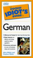 Pocket Idiot's Guide to German cover
