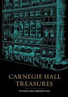 Carnegie Hall Treasures cover