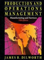 Production and Operations Management: Manufacturing and Services cover