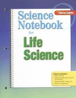 Science Notebook for Life Science (Glencoe Science) cover