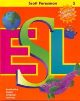 Scott Foresman ESL Level 5 Teacher's Resource Book cover