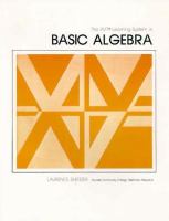 Basic Algebra Handbook cover