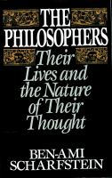 The Philosophers: Their Lives and the Nature of Their Thought cover